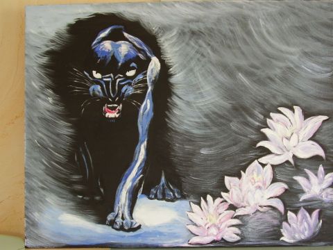 panthere bleue